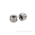 Stainless Steel pipe plugs Hexagon Socket Locking Screws Taper Thread Pipe Plugs